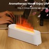 Flame Essential Oil Diffuser, Air Humidifier with 7 Colors Light,