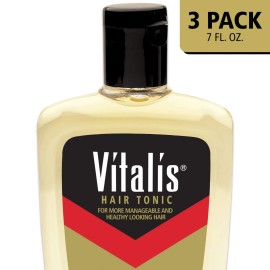 Vitalis Hair Tonic Conditioner 7 Fl Oz Pack of 3 for All Hair Types