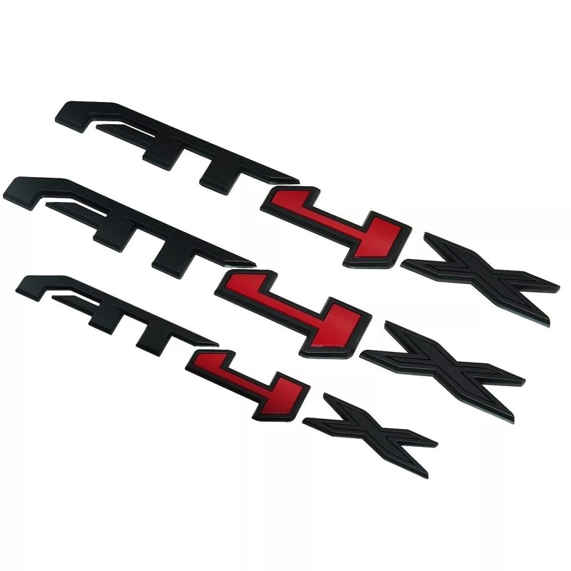 Emblems Doors Rear Car Badges Decals Replacement for 2023-2024 AT4X