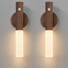 Montford Wall Sconces Set of Two Battery Operated, Motion Sensor