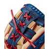WILSON 2024 A1000 1912 12” Infield Baseball Glove - Blonde/Navy/Red,
