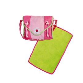 Heless 976 - Wickeltasche für Puppen, mit Wickelunterlage und Pflegezubehör
