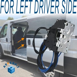 Sliding Door Latch Lock Actuator with Cable for Left Driver Side Slide Door 68226179AI Compatible with RAM ProMaster Cargo Van 1500 2500 3500 2019 2020 2021 Door Parts