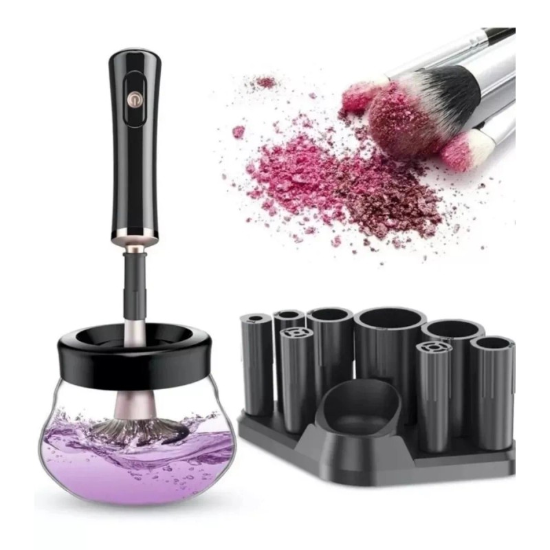 Cleaner Limpiador Eléctrico Automatico Lava Brochas Maquilla