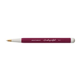 LEUCHTTURM1917 Drehgriffel Writing Pen (Port Red) - Ballpoint Pen with Royal Blue Ink Included