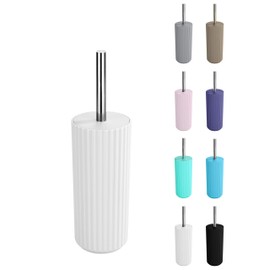 WK Alstar Enclosed Toilet Brush and Holder (White)