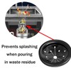 Garbage Disposal Splash Guards Collar Sink Baffle, Multi-Function Kitchen Drain