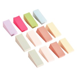Ipetboom 24pcs Nail Art Triangle Sponge Blocks for Gradient Designs Dual-sided Diy Nail Sponges for Creative Manicure for Home and Salon Use Versatile