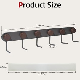 LynxLink Detailing Brush Holder Car Detailing Organizer Self-adhesive Wall-Mounted Hanger Rack for Car Auto Detailing Supplies, Auto Detailing Brushes Set, Cleaning Towels,Car Cleaning Tools