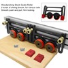 Woodworking Bearing Roller Guides for Table Saws with Sliding Blocks,