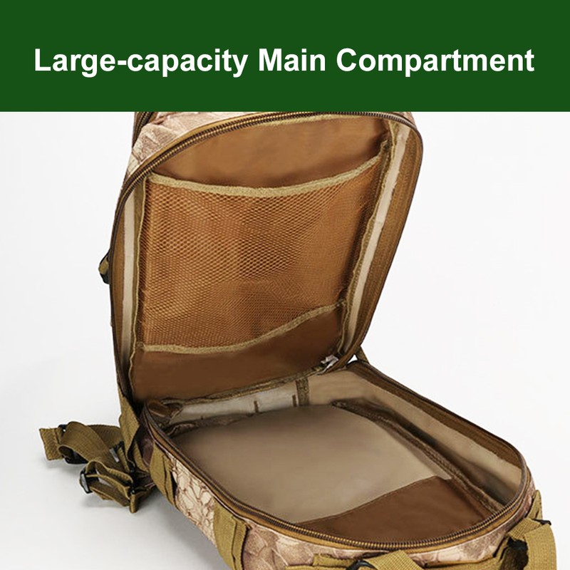 Outdoor Tactical Backpack Molle Assault Pack for Camping Hiking Backpacking