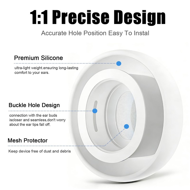 Ear Tips for AirPods Pro 3 (2025) - Replacement Tips,
