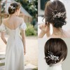 KINDOYO Bride Hair Headbands Accessories - Wedding Flower Headband Bridal