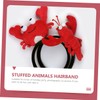 ABOOFAN 1pc Cartoon Animal Hair Band Funny Lobster Stylish Headband