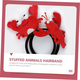ABOOFAN 1pc Cartoon Animal Hair Band Funny Lobster Stylish Headband for Boys and Girls Parties Performance and Everyday Use Safe Material Adds Joy to Celebrations