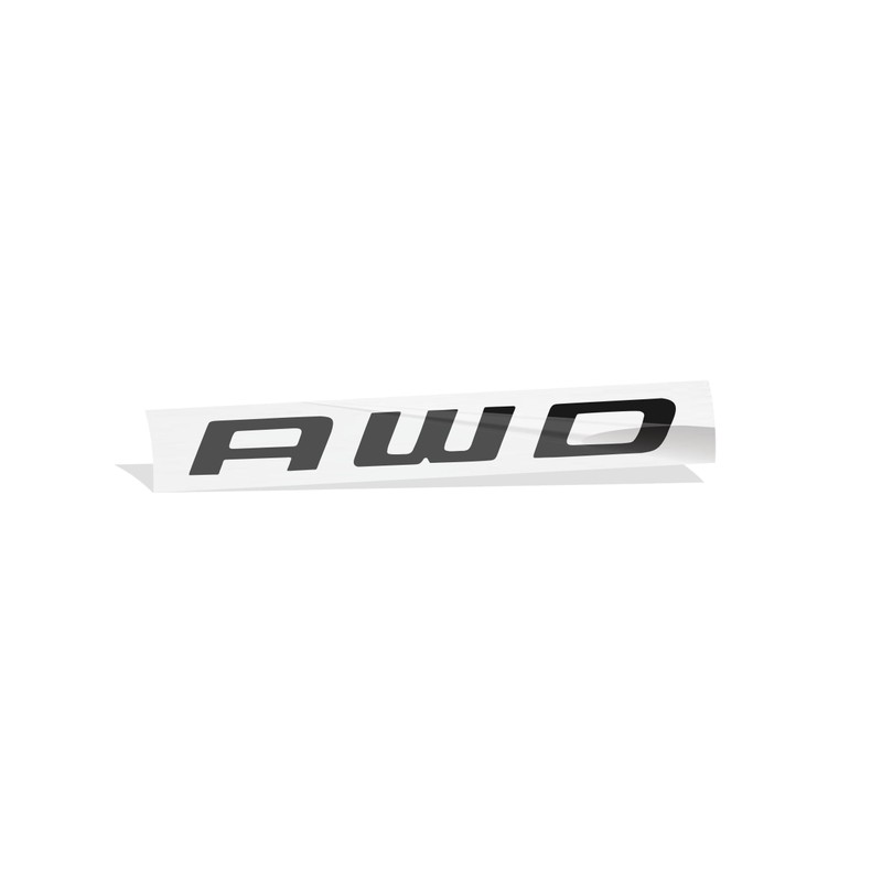 AWD Emblem Overlay Decal Sticker - 2011-2017 Durango - (Color: