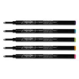 ACME Studios Inc Roller Ball Refills, Rainbow Colors, Set of 5 (PREFRBOWBOX)