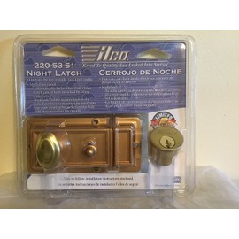 Auxiliary Lock, Night Latch, Bronz