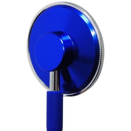 Single Head Aluminium Cardiology Lightweight EMT Large Diaphragm Doctors Stethoscope - Blue