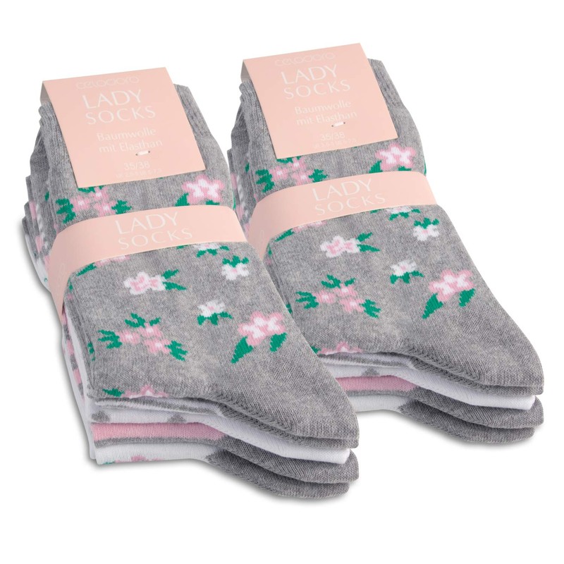 Celodoro Women's Cute Eco-Friendly Socks, Motif Socks made from Regenerative