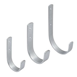 Velano - Wall hook, heavy duty appliance hook, wall holder, universal hook - for small tools: spatulas, keys, screwdrivers - apartment, workshop, garage - HMU - 2 pieces, 46x36