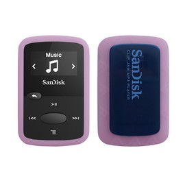 iShoppingdeals Silicone Case for Sandisk Clip Jam (SDMX26) MP3 Player (Released in 2015), Soft Rubber Skin Bumper Cover, Light Pink