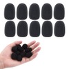 DFsucces Microphone Sponge 10-piece Set Headset Intercom Microphone Windscreen Noise