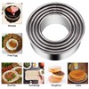 KSPOWWIN 5 Pieces Biscuit Cookie Cutters Set,Stainless Steel Circle Round