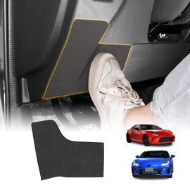 KUNGKIC For 2021 2022 2023 2024 2025 Toyota GR86 Subaru Brz Car Main Driver Knee Pad Kick Pad Protection Car Sticker Decoration Decorative Interior Accessories Flannel
