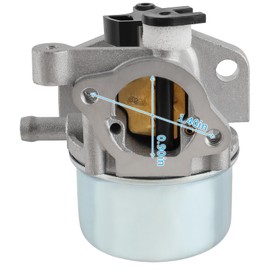 CARBBIA 675 190cc Carburetor Kit with Air Filter Spark Plug Extended Compressed Spring Compatible with Gold 6.25 6.75 HP MRS Push Mower 699056 790849 675 190cc Carb