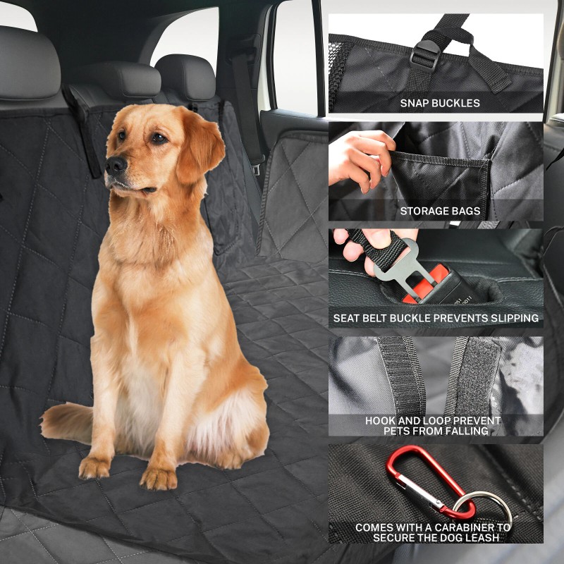 AUTOXBERT Dog Car Seat Cover for Back Seat Dog Seat