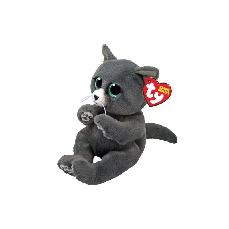 TY Binx Russian Blue Cat Beanie Bellies Regular - Squishy