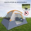 Camping Tent 2 Person, Waterproof Windproof Tent with Rainfly Easy