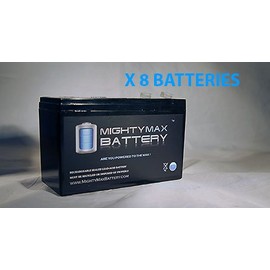 Mighty Max Battery 12V 8Ah Upgrade for Peg Perego Slim Battery Holds Longer Charge - 8 Pack Brand Product