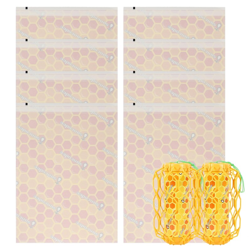 Sancodee 8 Pack Wasp Trap Refill, Yellow Jacket Flying Insect
