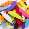 Summer-Ray 50pcs Mixed Color Felt Feather Laser Cut Embellishment Value