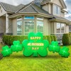 Joyfizzle 10.5FT Length St. Patricks Inflatables Shamrocks Built in Flash