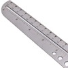 Baxnore Heavy Duty Stainless Steel Ruler, Multifunctional Metal Craft Ruler