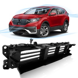 CarPartsDepot Front Lower Active Grille Shutter w/Motor Compatible With 2020-2022 Honda CR-V HO1206106 71350TLAA51