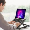 Adjustable Laptop Desk with 8 Angles - Cushioned Lap Desk