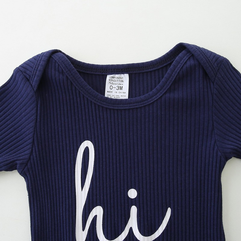 Baby Announcement Romper for Hospital Gender Neutral Casual Jumpsuits Snap