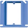 Carlon A411 Outlet Box Cover, Square, Raised, 1 Gang, 4-Inch,