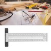 Woodworking Scribing T Rules Accuracy Marking Positioning Scribing T Ruler