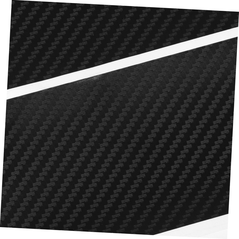 ULTECHNOVO Protective Car Door Sill Stickers 4 Pack Carbon Fiber