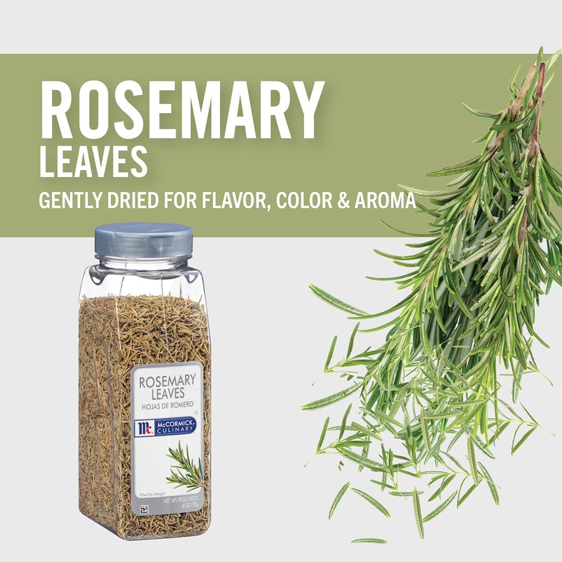 McCormick Culinary Dried Rosemary Leaves, 6 oz - One 6