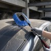 Car Wash Brush with Flexible Stainless Steel Handle – Microfiber