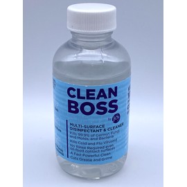 Clean Boss by Joy Multi-Surface Disinfectant & Cleaner Mini Bottle 3 oz (Qty 2)