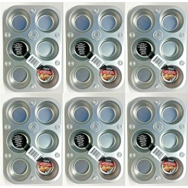 Cooking Concepts Cupcake Muffin Pan by Cooking Concepts 6 Cup Metal Toaster Oven Size, Brand New - LOT 6 of 6 Cupcake/Muffin Pan