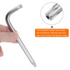 sourcing map 2pcs T45 Tamper Proof Torx Star Key Bit