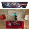 Solarsea 150/120-Inch Foldable Portable Projector Screen,Thicker 16:9 Indoor/Outdoor Movie Screen，Projector